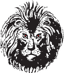 Fototapeta na wymiar lion head vector