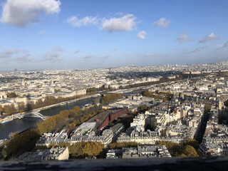View from the Eiffel Tower in France, Paris