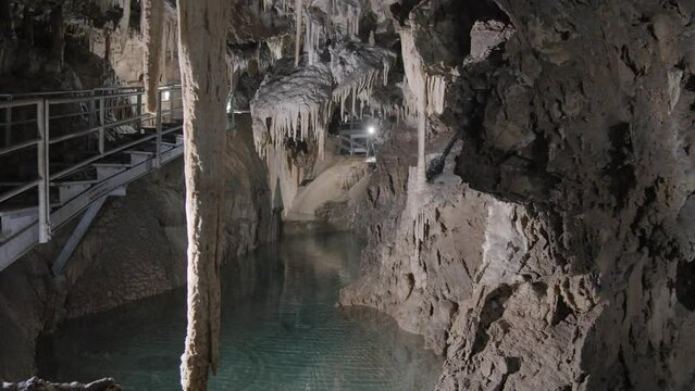 panoramic view of a cave in sardinia
