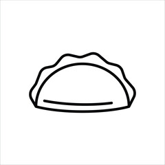 Simple set of food and drink related vector line icons. Contains such icons as burger, noodle, hotdog, ice cream, pizza, french fries,  and more. 