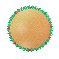 green and red circle