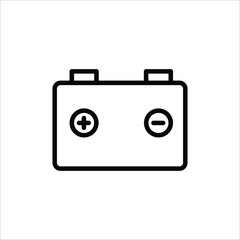 Set of electric transport related vector line icons. Contains such icons as motorcycle, bus, train, car, plug, battery, charge station, and more.