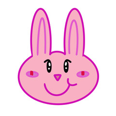 Pink rabbit
