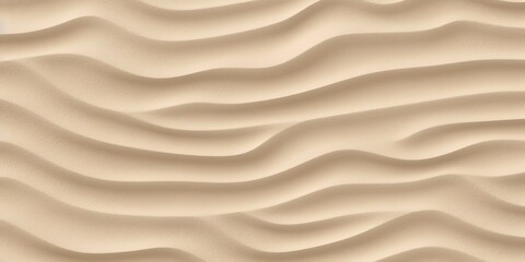 Fototapeta na wymiar Tileable white sand beach or dunes in the desert texture. Background with a summer repeat pattern in a boho-chic light brown clay tone. Generative Ai.