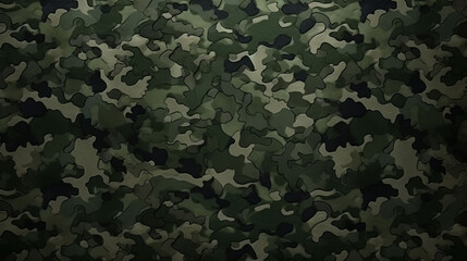 Army and military camouflage texture pattern background. Generative ai