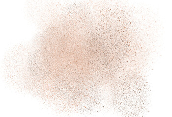 Fototapeta na wymiar Transparent seamless debris dirty dust. Seamless sand dust debris, graphics element. Dust explode.