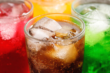 Soft drinks and fruit juice mixed with soda high in sugar have a negative effect on physical health