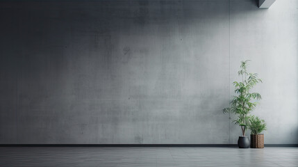 Minimalistic Design: Empty Wall Backgrounds for Generative AI Projects