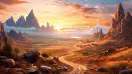 Fantasy Landscape Game Art