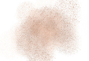 Fototapeta na wymiar Transparent seamless debris dirty dust. Seamless sand dust debris, graphics element. Dust explode.