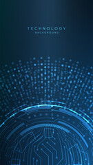 futuristic technology abstract background. Abstract futuristic curve digital line design.Modern futuristic design.Digital landscape pattern technology.Vector illustration.