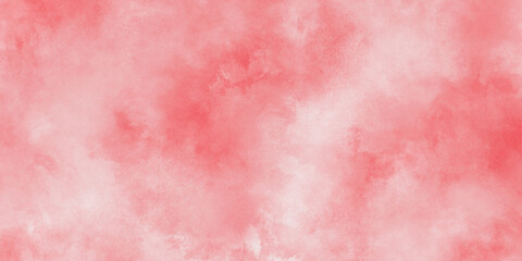 Beautiful decorative and lovely Soft Pink grunge watercolor texture with high resolution and cloudy stains used as wallpaper, cover, presentation, decoration, card, banner and design.
