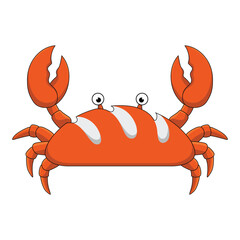Crab Shaped Bakery Logo Template 
