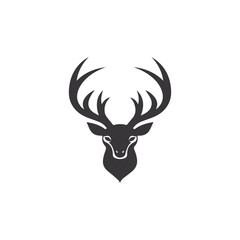 Deer head, vector, logo design