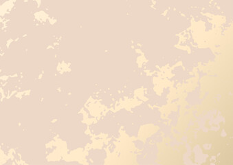 Trendy Chic background. Modern stylish gold texture for cover design, cards, flyer, poster, print, gift wrapper, package. Pastel color and gold patina effect. Luxury template for design.