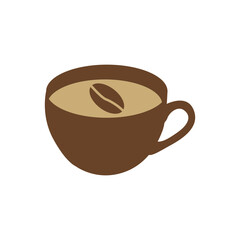 glass of coffee logo icon
