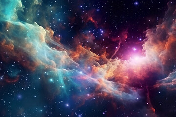 Obraz premium Universe, Nebula, Stars