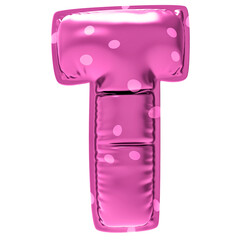 Font With Number 3D Render