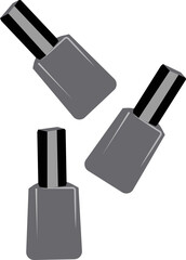 Nail polish decoration design.