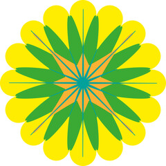 flower isolated on white