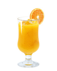 オレンジジュースのイラスト リアル