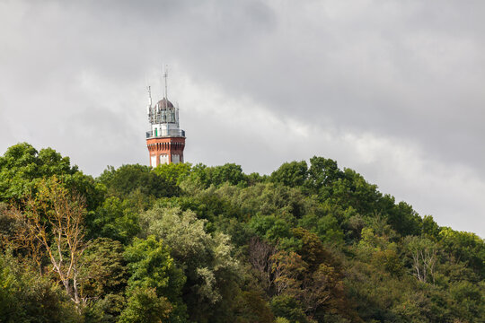 A beautiful lighthouse on the shores of Niechorze.