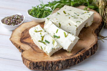 Herbed Cheese from Van Turkey. Turkish name; Van Otlu Peynir