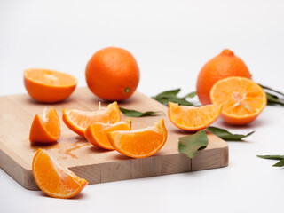 Fototapeta na wymiar tangerine still life
