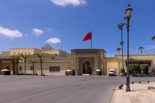 The Royal Palace in Rabat, the capital of Morocco