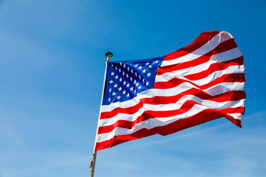 The national flag of the United States