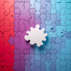 creative puzzle background