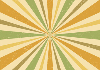 Vintage 60s retro burst background © Roni