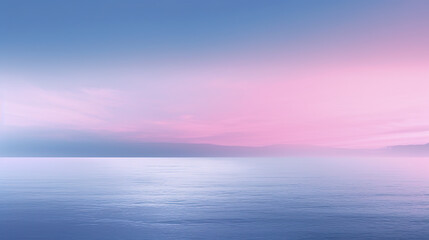 Obraz premium Sunset, sunrise over the sea wallpaper, blue sky and sea, Abstract colorful background, generative ai