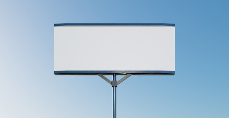 Fototapeta premium Blank Canvas Billboards: Unleashing Outdoor Advertising Creativity