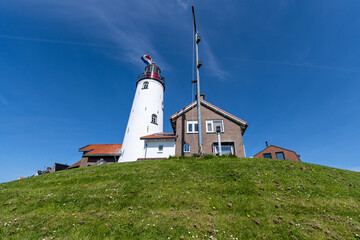 Fototapeta na wymiar lighthouse in Urk, Netherlands