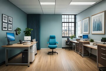 Fototapeta na wymiar modern office room