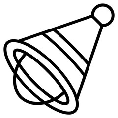 Party Hat line icon