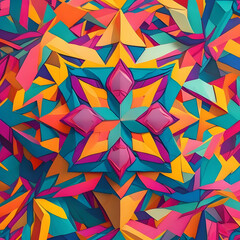 abstract geometric background. Generated AI