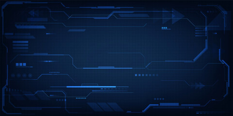 Vector illustrations of futuristic digital space and digital communications for hi-tech advertising and game artwork.