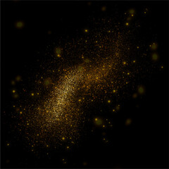 abstract center Backdrop Gold Sparkley  Luxury Background