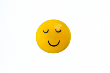 smiley face with happy expression