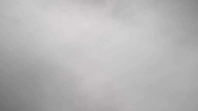 Approaching storm, very gray clouds moving