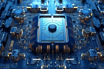 Fototapeta na wymiar computer circuit board