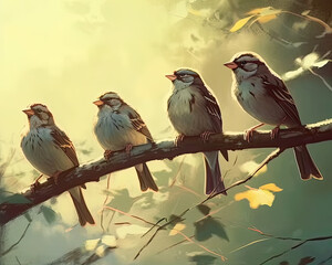 The Singing Sparrows