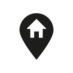 home icon on a white background