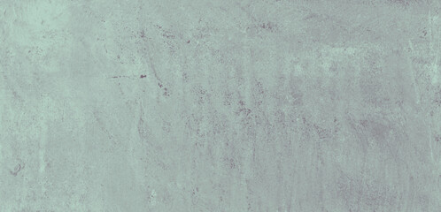 Gray green speckled hand-painted illustration texture design of old distressed vintage grunge concrete with purple stains. damaged textured abstract washed cement backdrop as web banner background.
