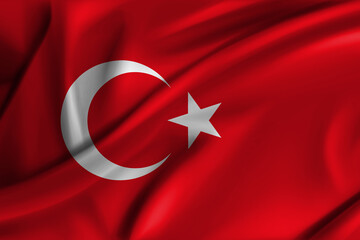 Flag of Turkey 3D Model