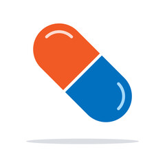 capsule icon design vector template