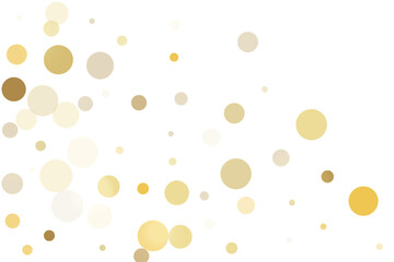 Gold glitter confetti, great design for any purpose. Party decor.