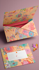 Brightly Coloured Envelope